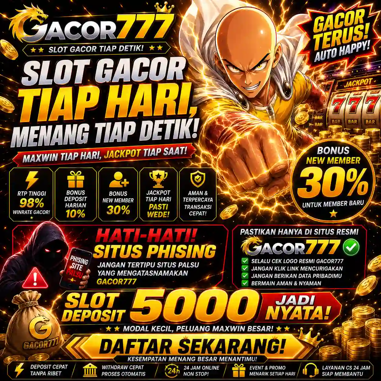 GACOR777: Jagoan Situs Deposit 5000 Akses Andalan Link Slot Gacor Hari Ini